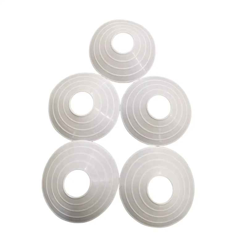 CBB Cricket Training Disc Cones Agility Practice Equipment Pack of 5 - White - MISCELLANEOUS ITEMS