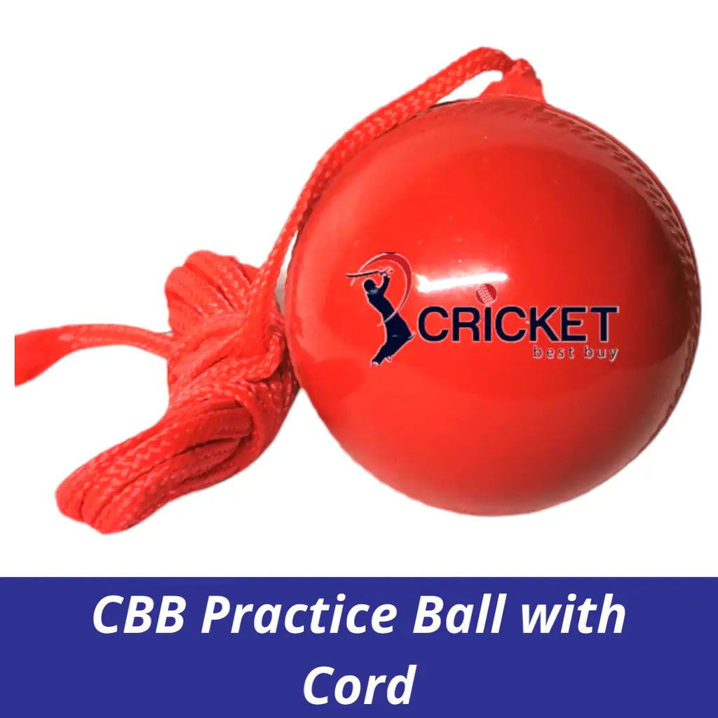 CBB Hanging Cricket Ball with Cord String PVC For Batting Practice