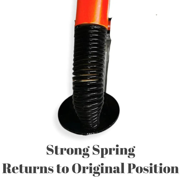 CBB Target Training Stump Wicket Metal Spring Loaded Orange Standard Full Size - STUMPS & BAILS