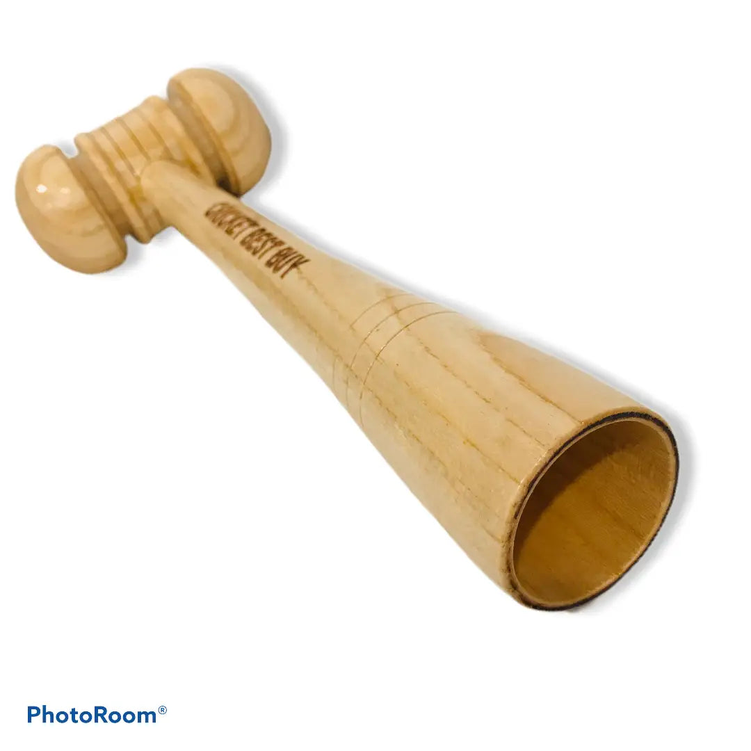 Cricket Bat Mallet And Grip Cone Combo by CBB Knock in Bat Apply Grip - Bat Mallet