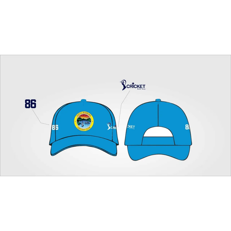Cricket Cap Custom Made Royal Blue With Logo - CLOTHING - HEADWEAR