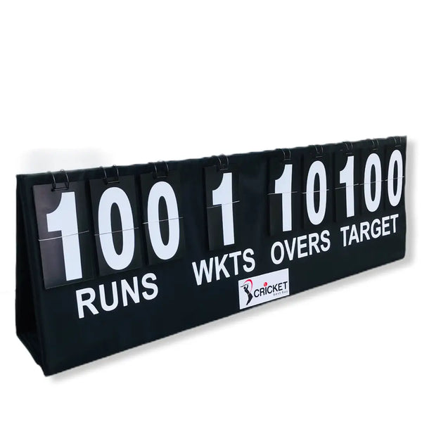 Cricket Portable Scoreboard Black With Carry Bag Multi Surface Placement - SCORE BOOKS