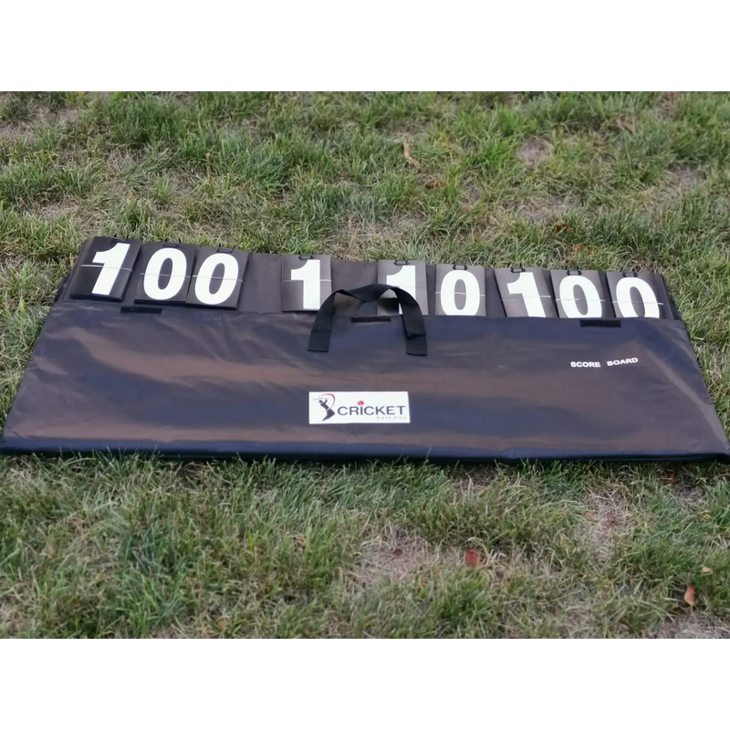 Cricket Portable Scoreboard Black With Carry Bag Multi Surface Placement - SCORE BOOKS