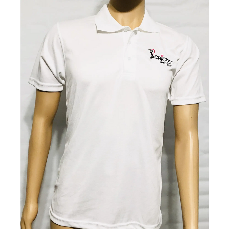 Cricket Shirt Jersey White Cool Maxx Fabric by CBB - CLOTHING - SHIRT