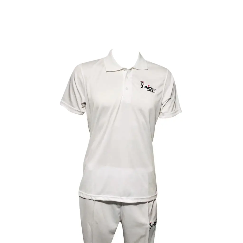 Cricket Shirt Jersey White Cool Maxx Fabric by CBB Cricket Best Buy