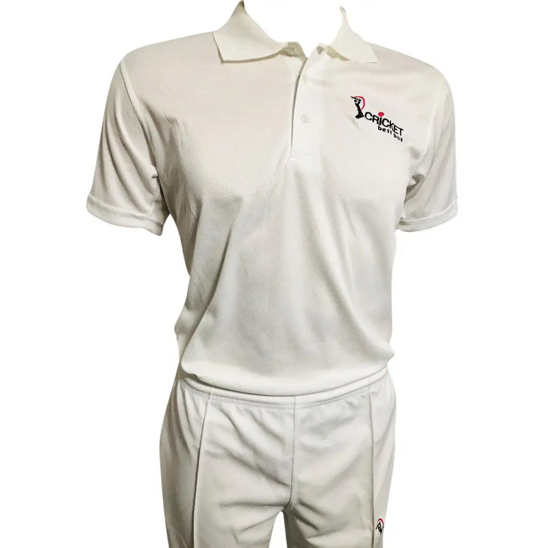 Cricket Shirt Jersey White Cool Maxx Fabric by CBB - CLOTHING - SHIRT