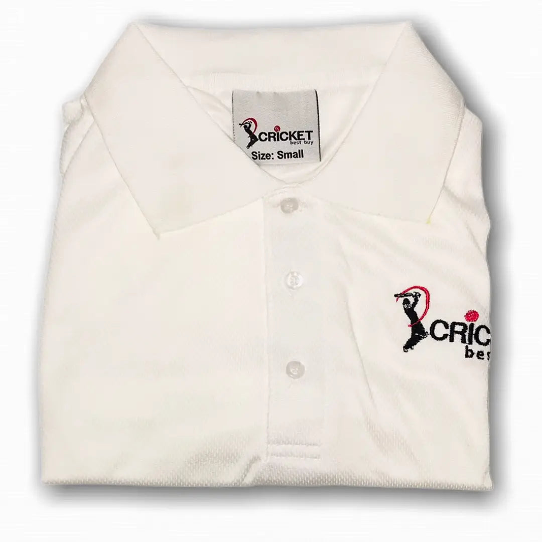 Cricket Shirt Jersey White Cool Maxx Fabric by CBB - CLOTHING - SHIRT