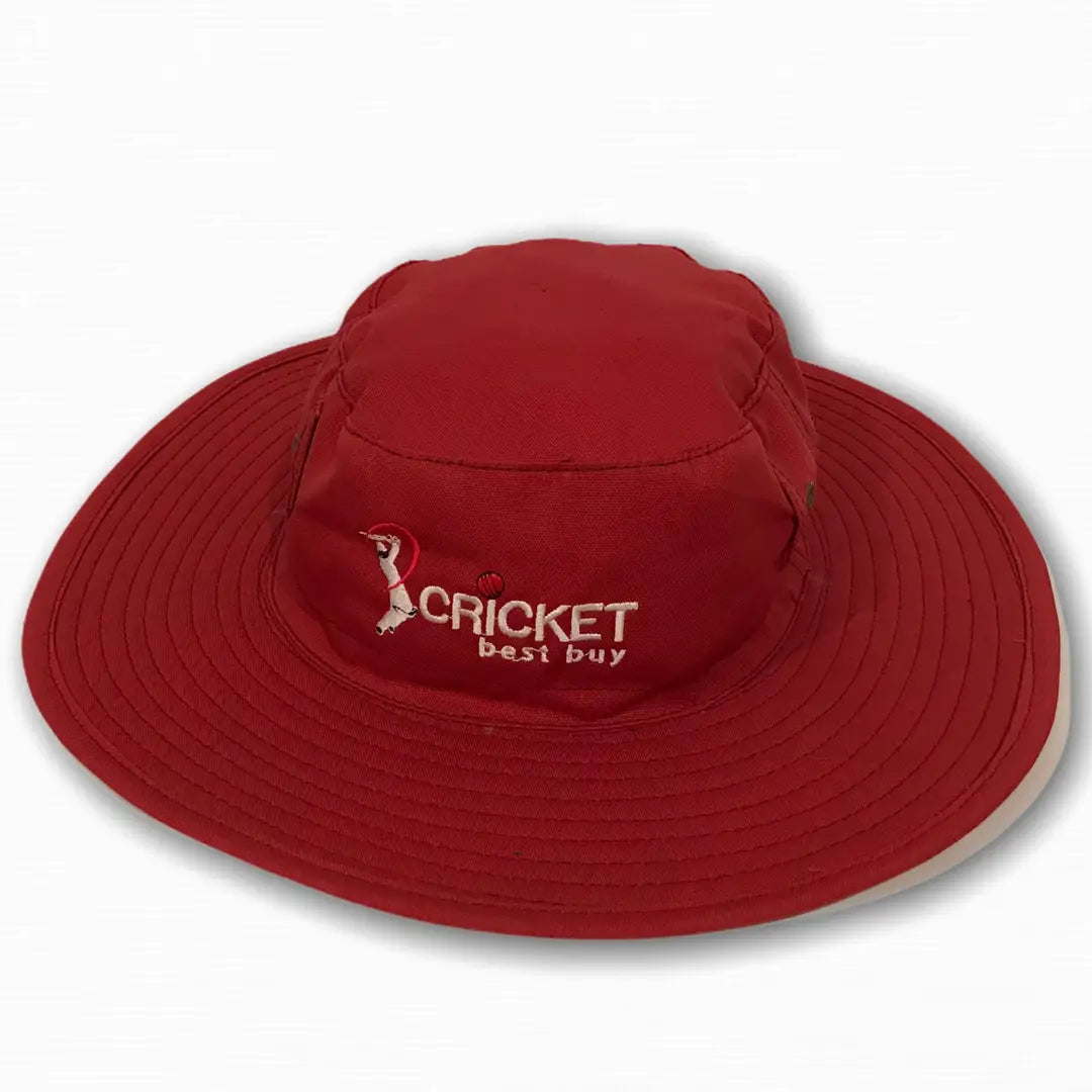Cricket Sun hat Classic Traditional Style Sun Protection Red - CLOTHING - HEADWEAR