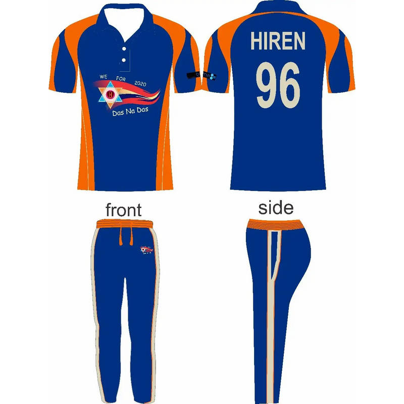Cricket Team Uniform Blue Customized Color Clothing Shirt Trouser - CLOTHING CUSTOM