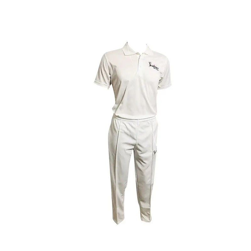Cricket Uniform Kit Shirt and Trouser Combo White Cool Maxx Fabric by CBB - CLOTHING - COMBO