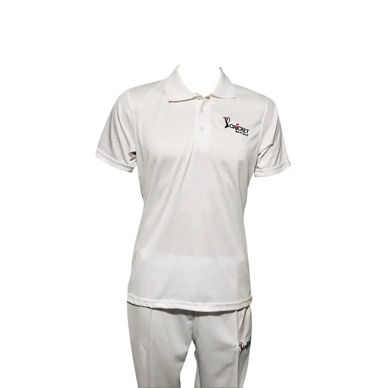 Cricket Uniform Kit Shirt and Trouser Combo White Cool Maxx Fabric by CBB - CLOTHING - COMBO