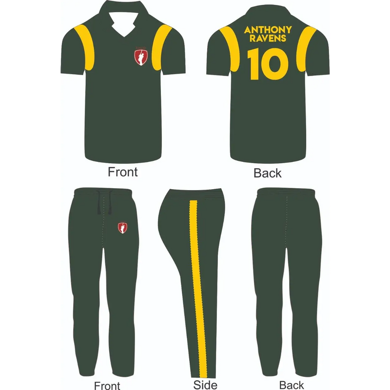 Men's Cricket Sports Club Jersey New Design Cricket Shirt