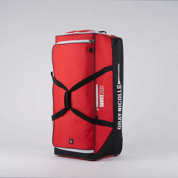 Gray Nicolls 350 Team Wheelie Cricket Kit Bag - Red/Black - BAG - PERSONAL