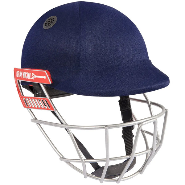 Gray Nicolls Players Cricket Helmet Navy Incredible Protection - Medium - HELMETS & HEADGEAR