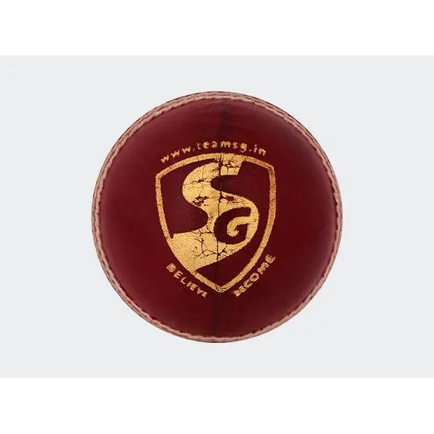 SG Club Cricket Ball Red Hard Leather Ball Senior - BALL - 4 PCS LEATHER