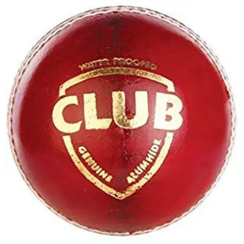 SG Club Cricket Ball Red Hard Leather Ball Senior - BALL - 4 PCS LEATHER