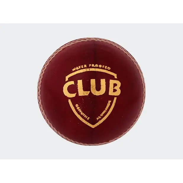 SG Club Cricket Ball Red Hard Leather Ball Senior - BALL - 4 PCS LEATHER