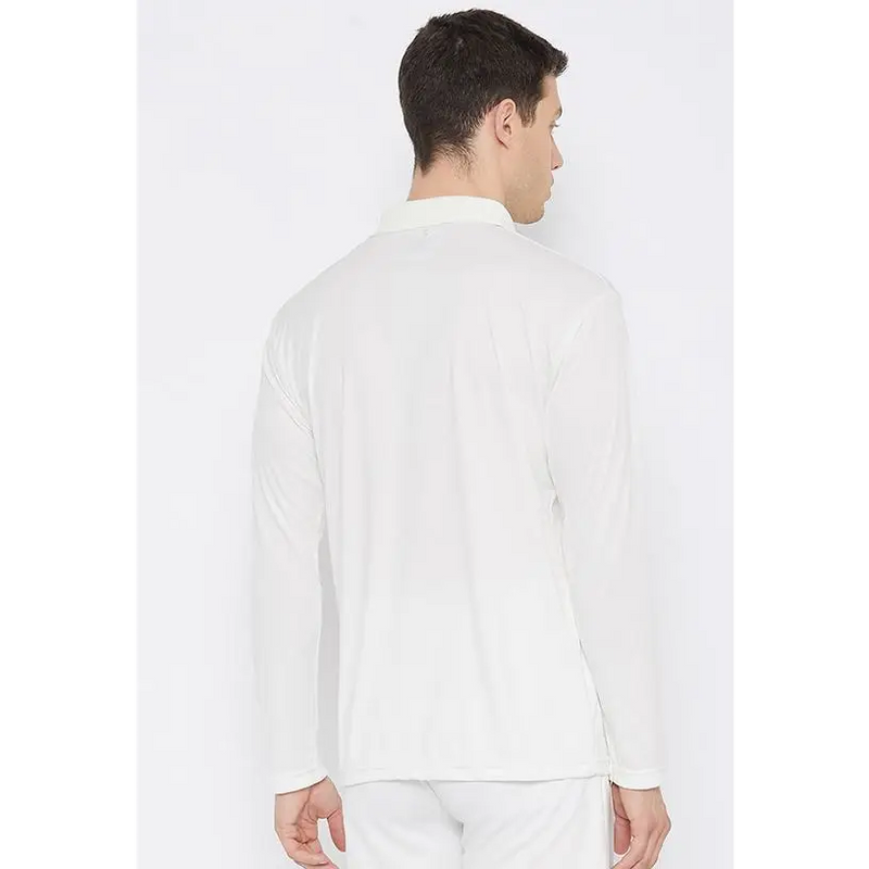 SG Club Cricket Shirt White Jersey Full Sleeve - CLOTHING - SHIRT