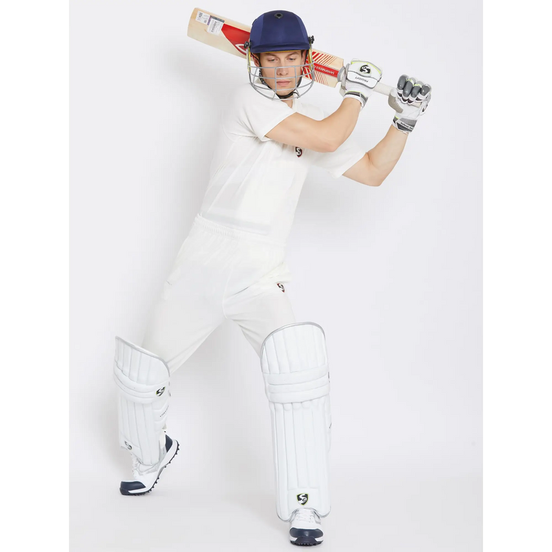 SG Club Half Sleeve Cricket Shirt Jersey White - CLOTHING - SHIRT