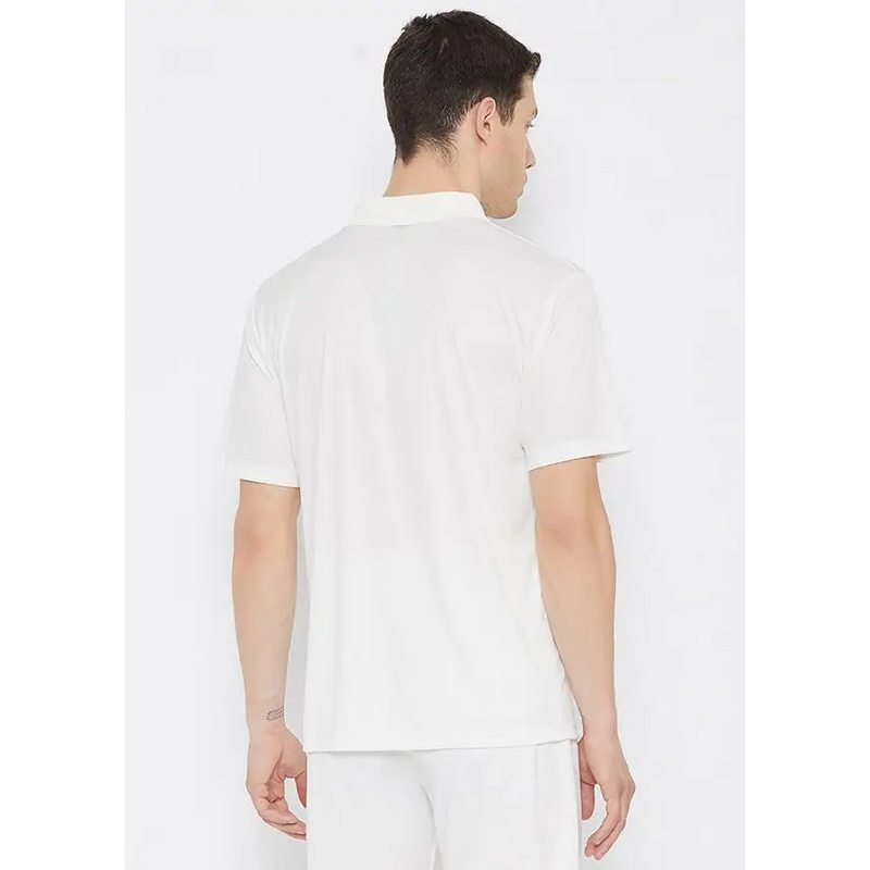SG Club Half Sleeve Cricket Shirt Jersey White - CLOTHING - SHIRT