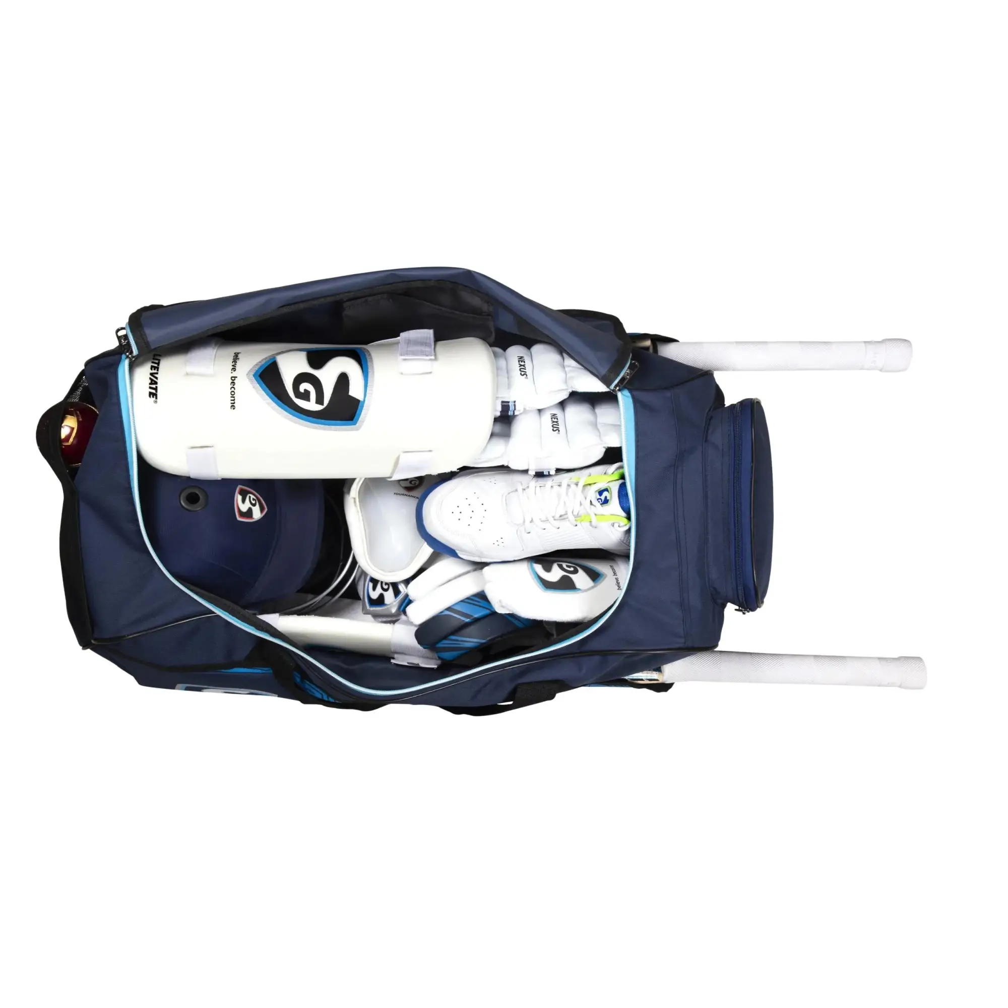 SG ComboPak 1.0 Cricket Kit Bag Wheelie Cricket Best Buy