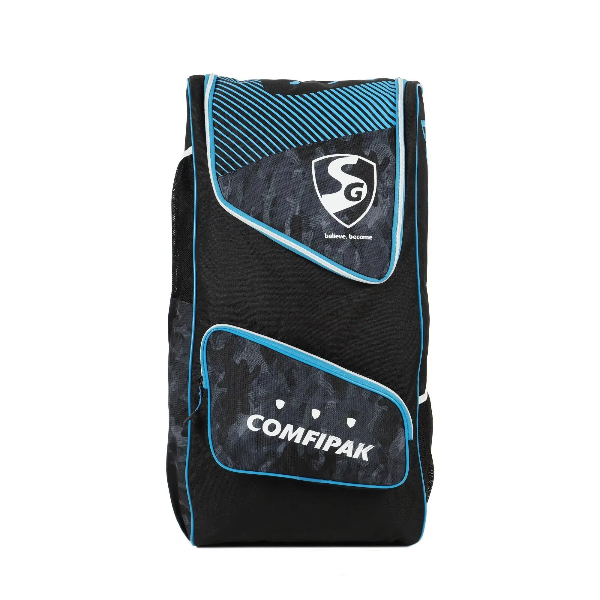 SG Comfipak Cricket Kit Bag Black & Blue Color Back Pack - BAG - PERSONAL