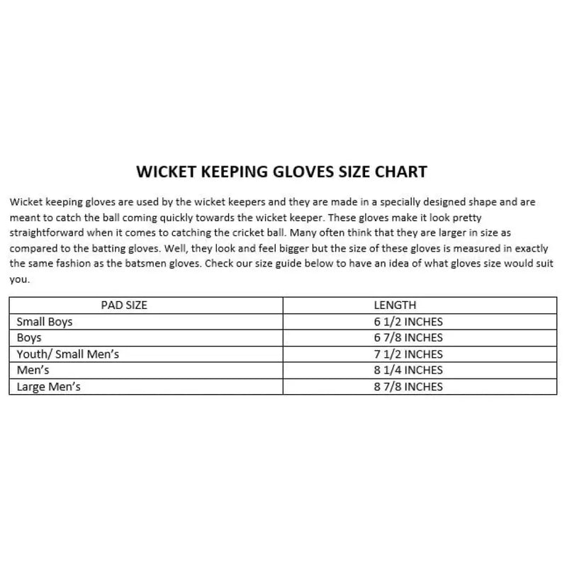 SG RSD Xtreme Cricket Wicket Keeper Gloves - GLOVE - WICKET KEEPING