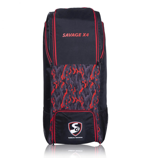 SG SAVAGE X4 CRICKET KIT BAG DUFFLE WHEELIE - BAG - PERSONAL