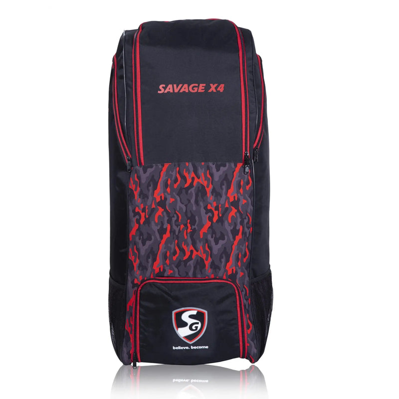 SG SAVAGE X4 CRICKET KIT BAG DUFFLE WHEELIE - BAG - PERSONAL