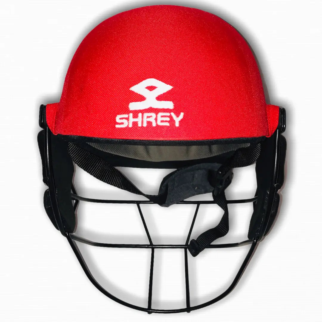 Shrey Armor 2.0 Cricket Helmet Red - Medium / Red - HELMETS & HEADGEAR