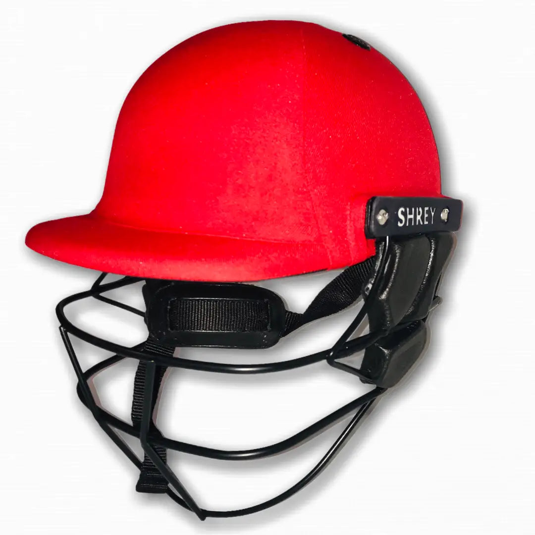 Shrey Armor 2.0 Cricket Helmet Red - Medium / Red - HELMETS & HEADGEAR