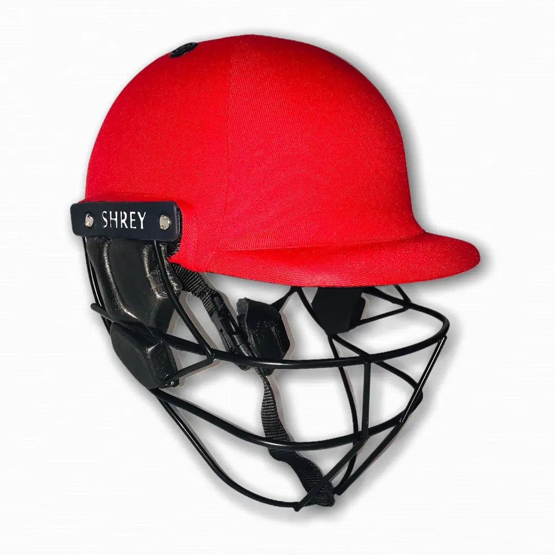 Shrey Armor 2.0 Cricket Helmet Red - Medium / Red - HELMETS & HEADGEAR