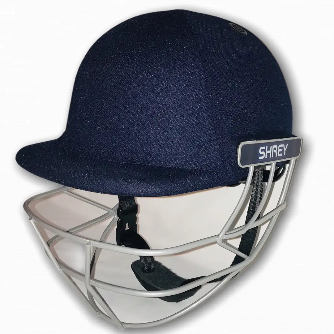 Shrey Classic Steel Cricket Helmet Navy - HELMETS & HEADGEAR