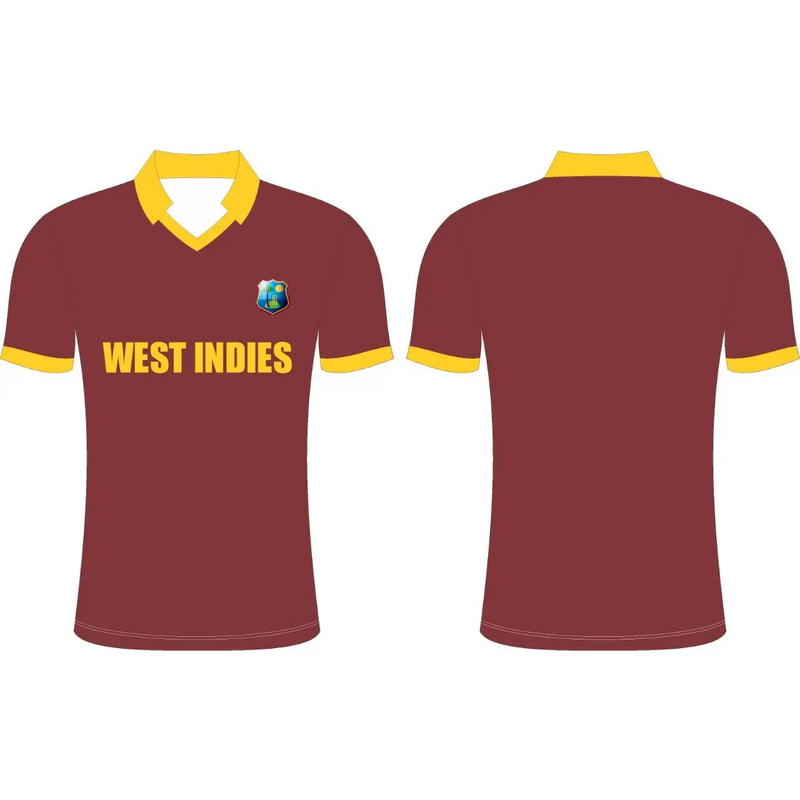 West Indies Cricket Team Maroon Shirt - CLOTHING - SHIRT