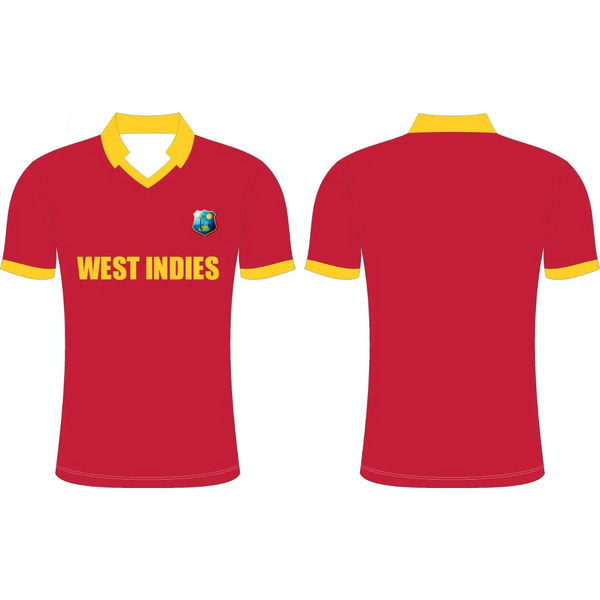 West Indies Cricket Team Shirt Jersey Kit World Cup 2019 Replica - Team Shirt